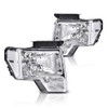 GRAND ORANGE Pair Headlights Assembly, Compatible with Ford F150 2009-2014,