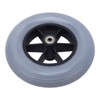 194mm Gray Electric Wheelchair Wheel Non Slip No Noise Stable