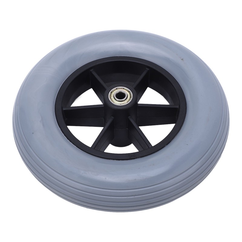 194mm Gray Electric Wheelchair Wheel Non Slip No Noise Stable