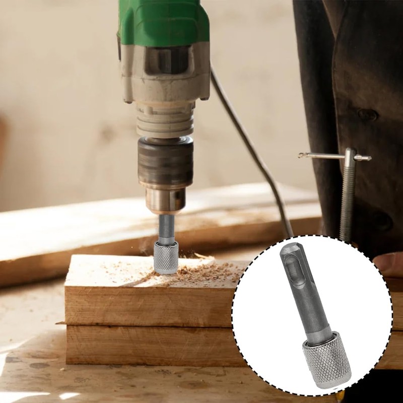 QIBZI SDS Shank Drill Bit 6.35mm SDS Plus Adapter for
