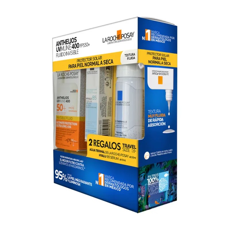 Kit Protector Solar Anthelios Mune Aguatermal Hyalu