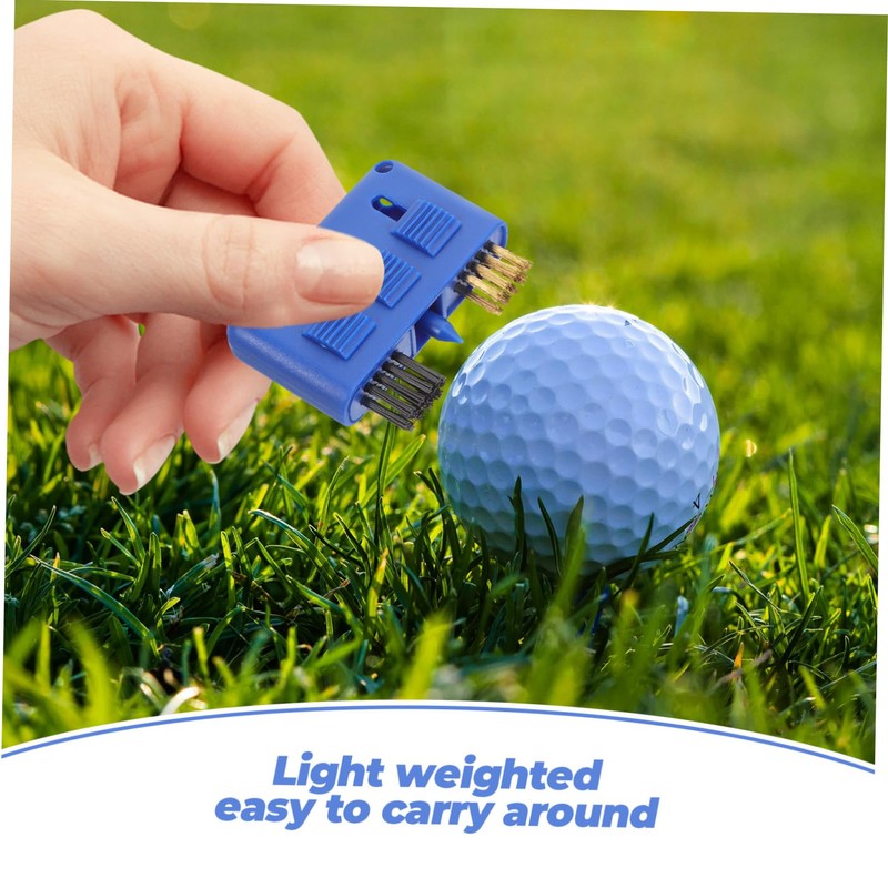 BESPORTBLE 2pcs Golf Cleaning Bristles for Efficient Maintenance Lightweight Easy