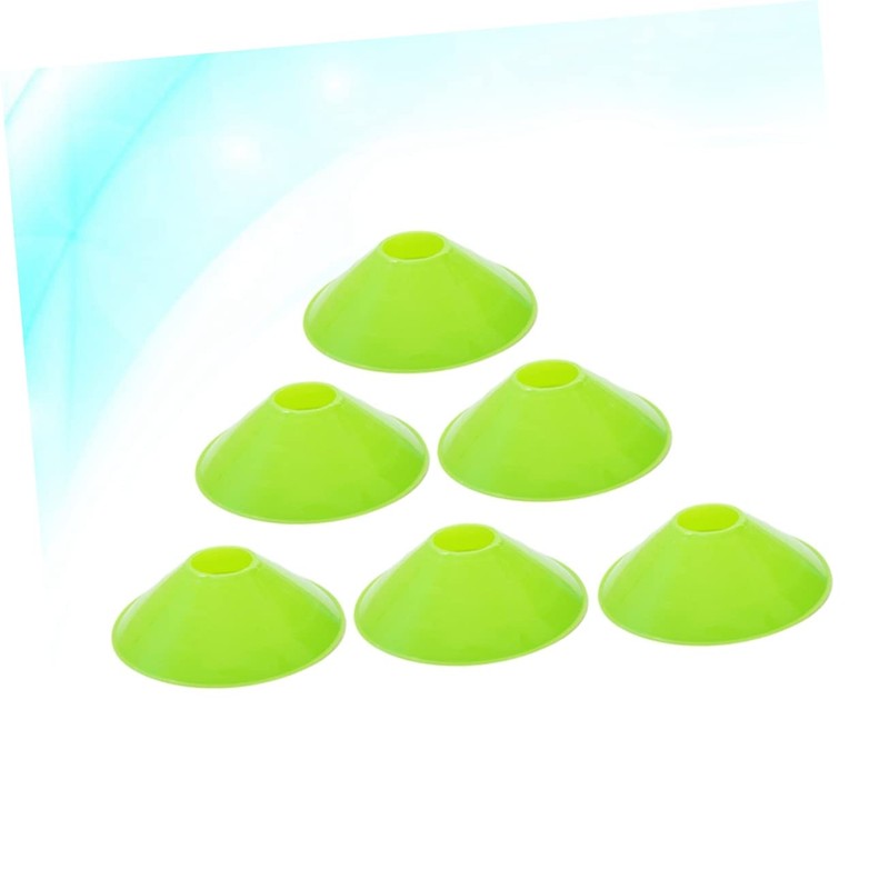 BIUDECO 10pcs Soccer Cone Training Disc Football Training Logo Plate