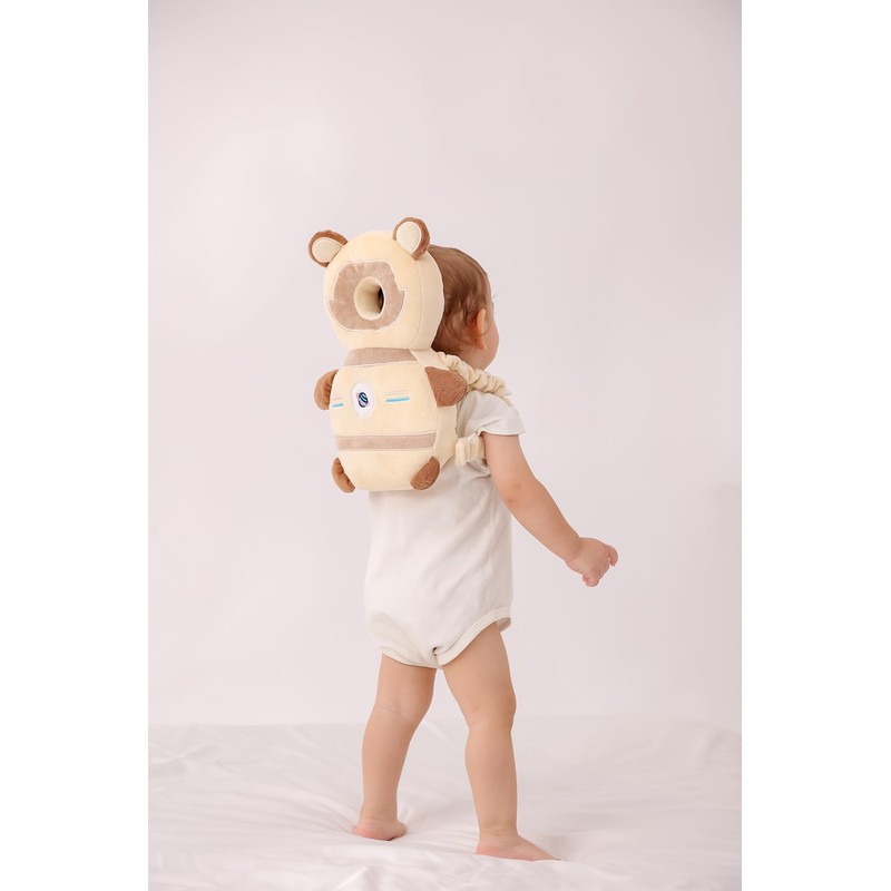 Feidoog Baby Head Protector Cushion Backpack with 3 Baby Knee