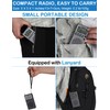 ZHIWHIS Portable Radio, AM FM Stereo Receiver, DSP Small Pocket