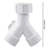 Vanyibro Plastic Appliance Inlet BSP Hose Y-Piece Splitter Connector,Premium 3/4