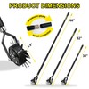 EAGWON Wheel Rotary Edger Lawn Tool, 66-Inch Manual Grass Edge