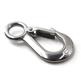 304 Stainless Steel Lifting Hook Heavy Duty Lifting Safety Hook WLL 500 KG (Pack of 1)