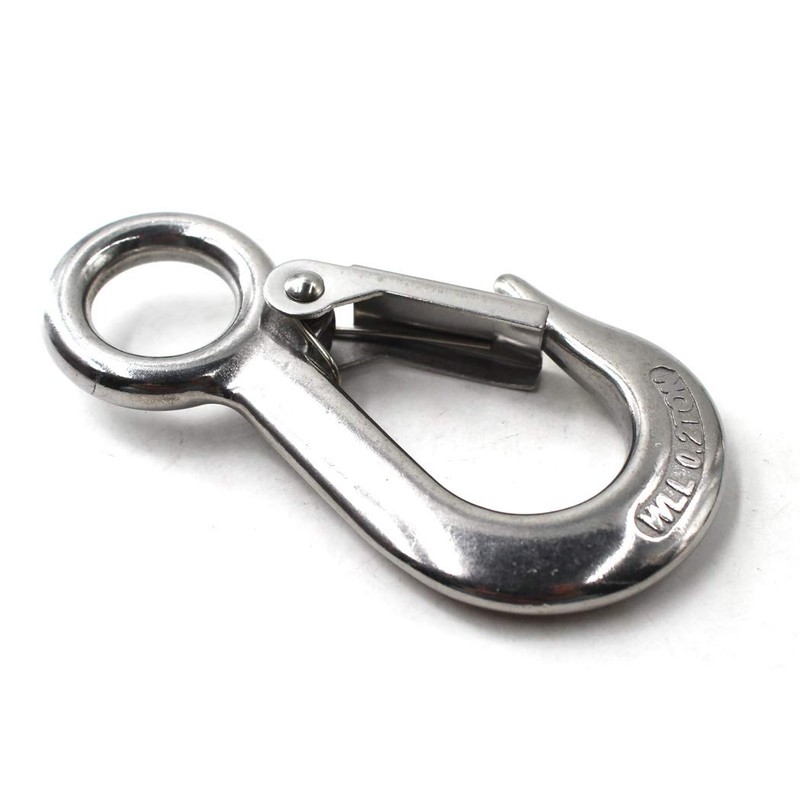 304 Stainless Steel Lifting Hook Heavy Duty Lifting Safety Hook
