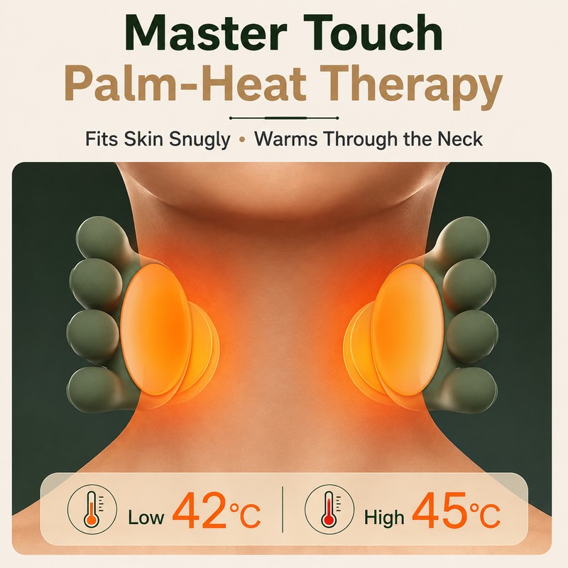 Electric Neck & Shoulder Massager for Body Relaxation – 3-Level