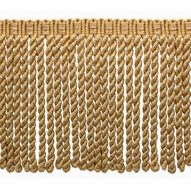 DecoPro 15cm Long|Camel Gold Bullion Fringe Trim|Style# BFSCR6|Color: E16C|Sold by the Yard (1 Yard = 91cm/3ft/36)