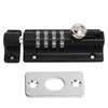 Combination Latch Lock 4 Digit Black Anti Theft Waterproof for