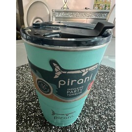 Pirani 16 oz. Stainless Steel Vacuum Insulate Party Tumbler Hot or Cold Teal NIB