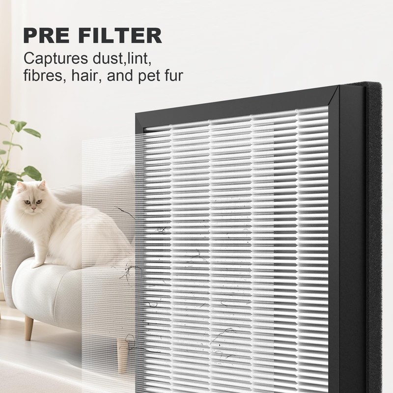 CFKREYA 2 Pack AP2000WF Replacement Filter Compatible with KNKA AP2000WF