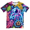 UGTEWXU Kids 3D Neon Shirt for Boys Girls Space Shirts