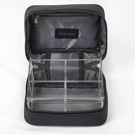 Teacaso Travel Tea Chest Organizer w/Spice Jar - Great for Home, Office, and Travel!