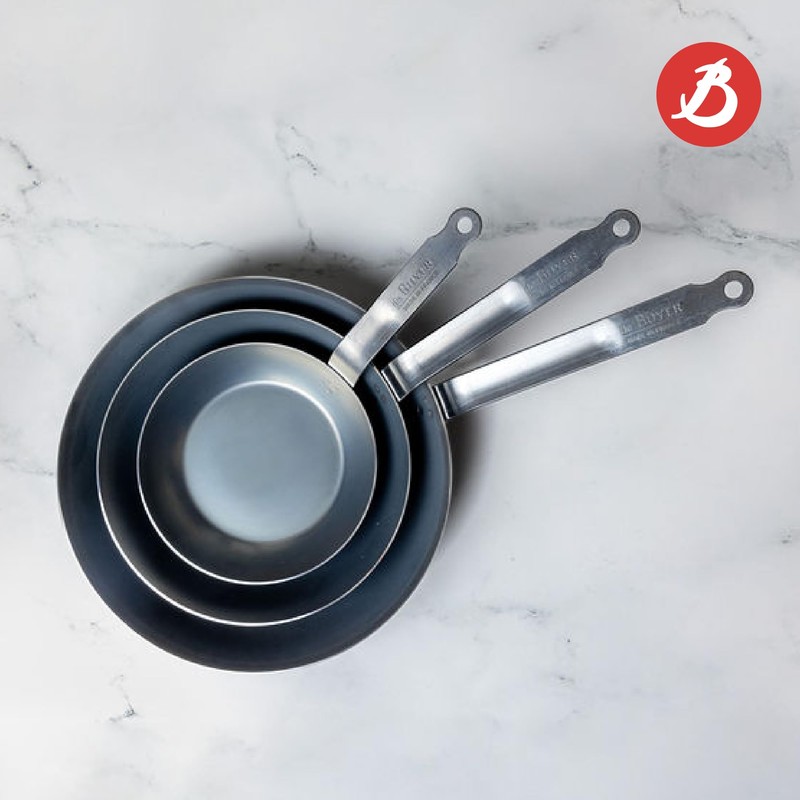 de Buyer - Blue Carbon Steel Fry Pan 2mm Thick