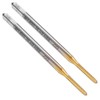 sourcing map 2pcs Straight Flute Thread Tap, M1.6 x 0.35