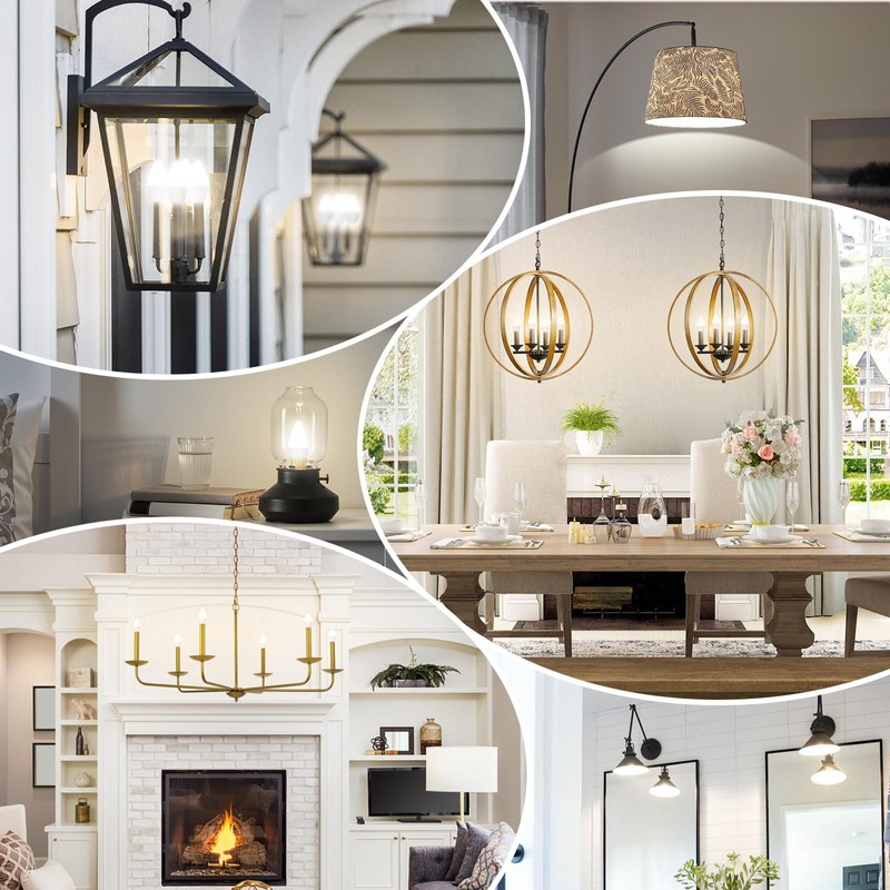 MAXvolador E12 LED Candelabra Light Bulbs 60W Equivalent, 4000K Neutral