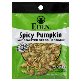 Eden Foods Pocket Snack Pumpkin Seed Spicy 1 oz (Pack of 24)