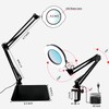 15X Magnifying Glass Desk Lamp, LED Desk Lamp with Base