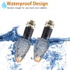 JMTBNO 4 x Motorcycle Indicator E Approved 14 LED Running