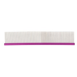 Metal Dog Comb, Stainless Steel Cat Comb for Removing and Knots Dog Combs with Rounded Ends for Long and Short Haired Breeds