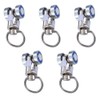 Uonlytech Curtain Wheels Curtain Quiet Wheel Metal Curtain Roll Curtain