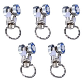 Uonlytech Curtain Wheels Curtain Quiet Wheel Metal Curtain Roll Curtain Silent Roll Curtain Quiet Sail Wheels Curtain Track Wheel Curtain Pulleys