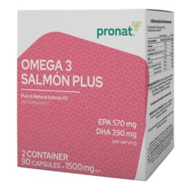 Salmón Plus (omega 3) Duo 180 Cápsulas - Pronat Sabor Sin sabor