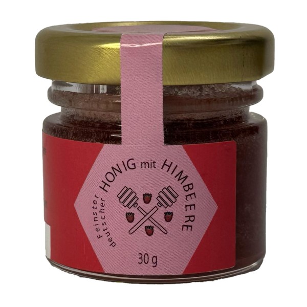Nordbienchen® Honey 30 g with Raspberry - 100% Natural, No