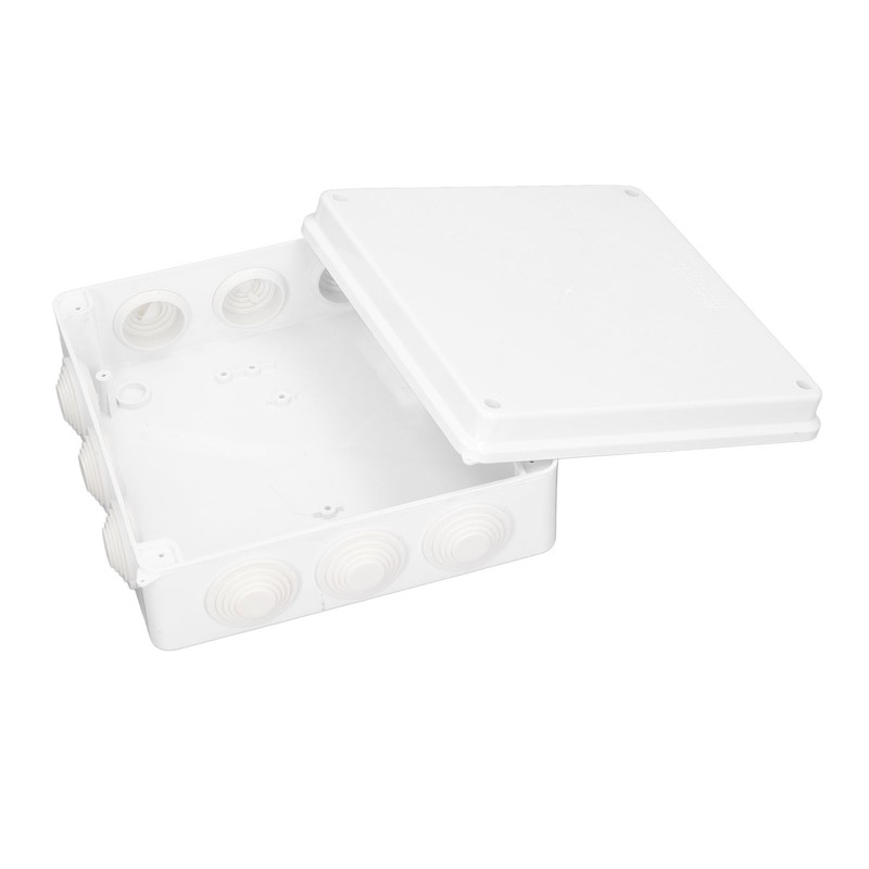 Electrical Junction Box 200x200x80mm IP65 Weatherproof Pre Drilled Electrical Enclosure