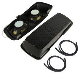 XFMT Motorcycle Saddlebag Lids W/ 6" x 9" Dual Speakers for Harley Touring 1994-2013 Road King Electra Street Road Glide FLHR FLHRC1, FLHS FLHT FLHTC FLHX FLHXSE FLHX FLHTK FLHXS FLTR