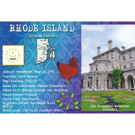 RHODE ISLAND STATES2RISLA ( One Card )  The Breakers Mansion, Newport