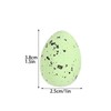 100PCS Colorful Foam Eggs Easter Egg Ornaments Crafts Birds Eggs