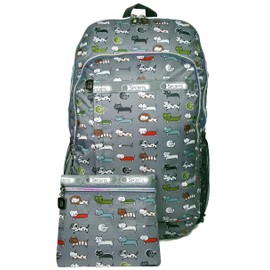 GFM® Happy Backpack Colourful Bag For School, Gym, Holidays, Beach, Casual Bag (S1-6215-SMLCT-BH)