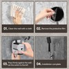 FERCOSEN 360° Rotatable Shower Head Holder with Suction Cup, 10