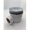 Excel Home - Premium Hi-Flow Matt Black Waste Cover (Cover
