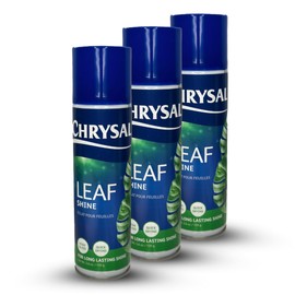 Chrysal Leafshine 5.6 oz (250 ml) Spray for Indoor Plants – Flower Arrangement Spray for Bouquets, House Plants & More – Environmentally Safe Dust Remover & Leaf Cleaner (3 Pack)