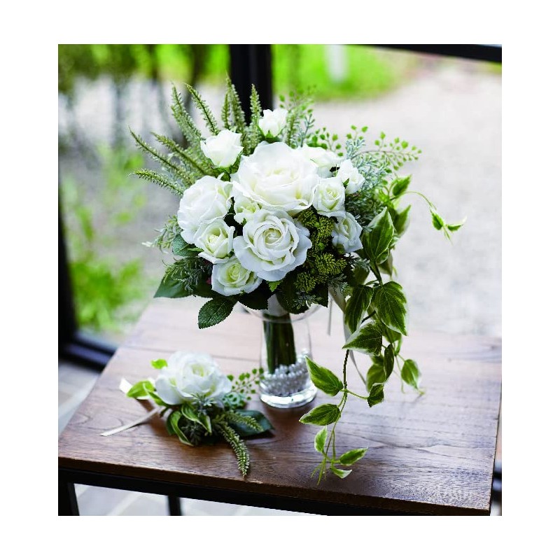 Nature Designs ND044501-zzz Decoration Material Heart Bouquet Stand 11.8 inches