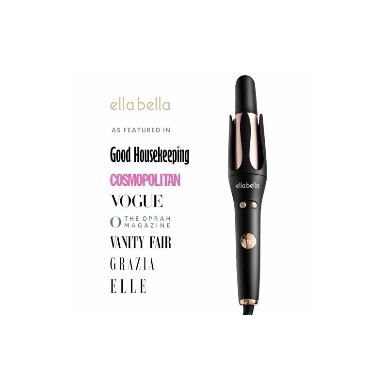 ELLA BELLA® Automatic Rotating Curling Iron • Auto Hair Curlers