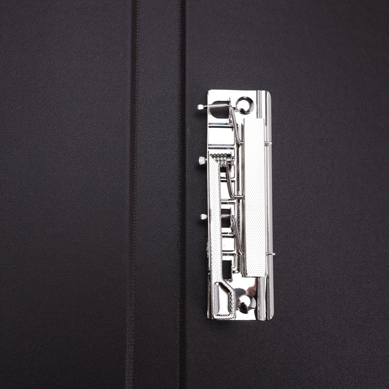 A4 Leather Double Clipboard Folder Loose Leaf File Folder Binder