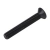 Pack of 50 M3 Countersunk Screws DIN 965 Black Galvanised