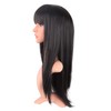 MapofBeauty 22 Inches / 56 cm Women Long Straight Flat