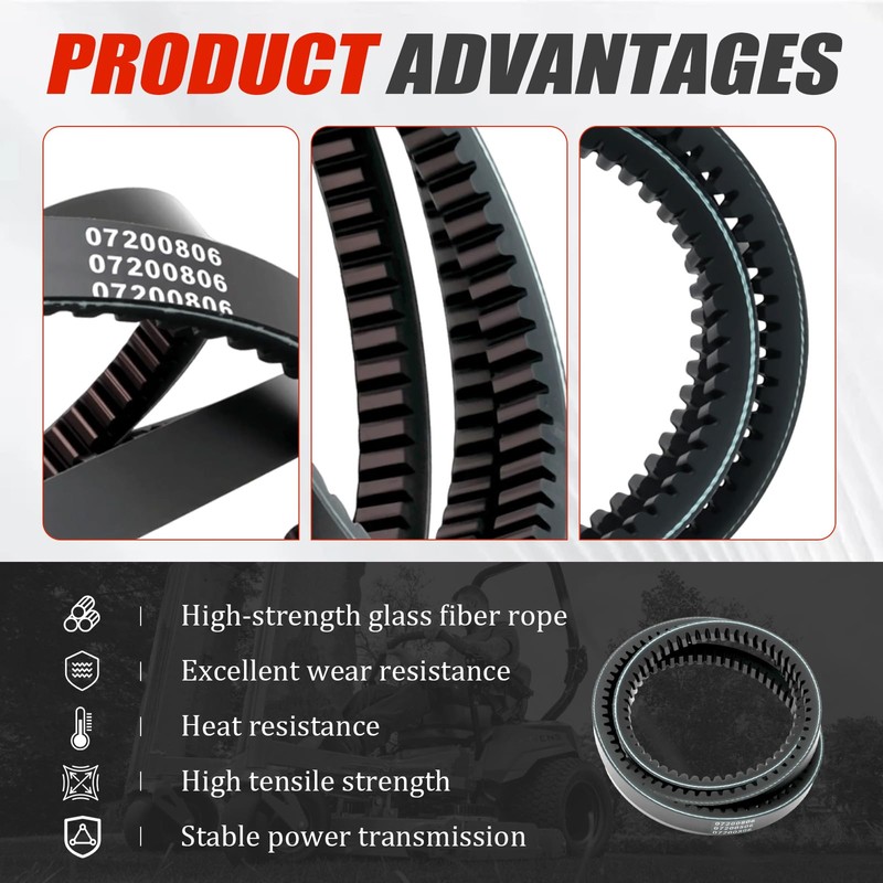 Mower Deck Drive Belt Fit for Ariens Apex 52,Zenith 52