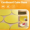 EUSOAR Cake Boards 10 Inch Round, 25 Pack Gold Sturdy