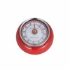 Dulton Kitchen Timer with Magnet Red Steel Analog Retro Diameter