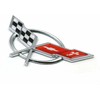 Pair Set 1997-2004 Corvette C5 Front Nose Emblem and Rear