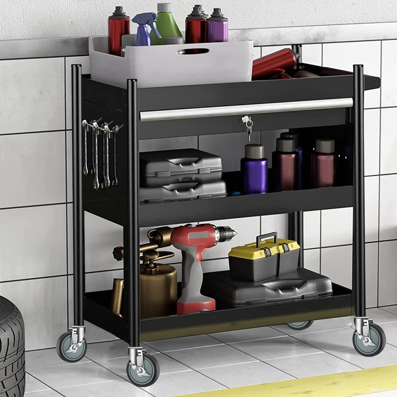 Besitu 4 inches Casters for Wire Shelving Racks, Heavy Duty