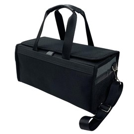 Art Supply Bag, Paint Bag, Black, Shoulder Strap Included, Width 12.6 x Depth 5.5 x Height 5.1 inches (32 x 14 x 13 cm), mulch